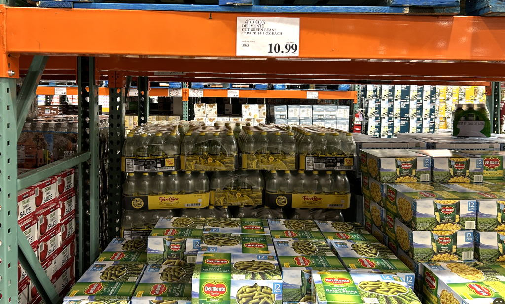 Costco green beans are 92 cents a can!